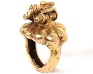Asante Royal Chief's Gold Ring (14-18k, 20grams)