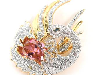 Lovely Nolan Miller Vintage Swan Brooch