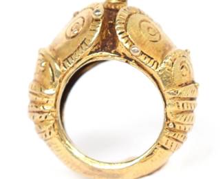 Asante Chief's Gold Ring, 14k Gold (10Grams)