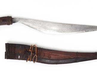 Visayan Talibong Dagger w/Scabbard, pre-WWII