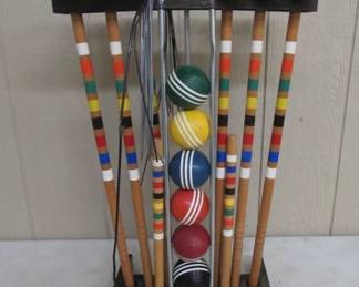 Vintage Croquet Set