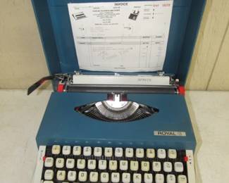 1970's Royal Sprite Typewriter