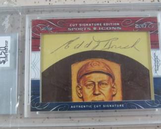 Eddie Rousch Autographed Card