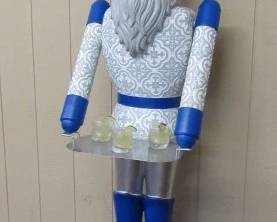 6' Tall Jose Cuervo Liquor Store Display Skull Statue