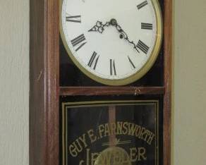 Guy E. Farnsworth Jeweler Wall Clock