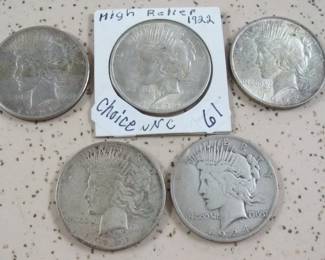 Peace Silver Dollars