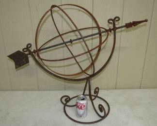 Metal Sphere Yard Decor