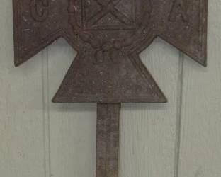 Cast Iron Grave Marker