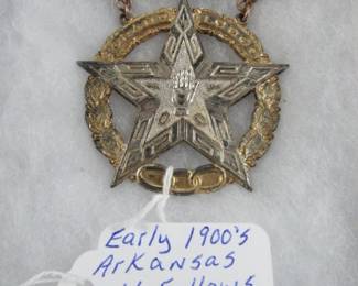 Early 1900's Arkansas Odd Fellows Grand Lodge Medal