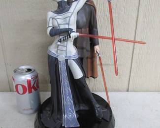 Star Wars Statue - Asajj Ventress & Count Dooku by Gentle Giant - #461 of 1700 Made