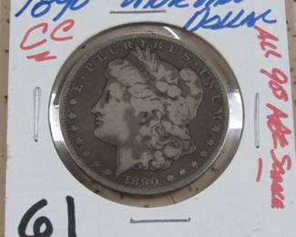 1890 Carson City Silver Dollar
