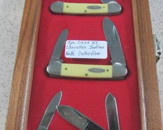 Case XX Cherokee Indian Knife Set