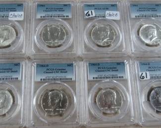 PCGS Graded Kennedy Silver Half Dollars