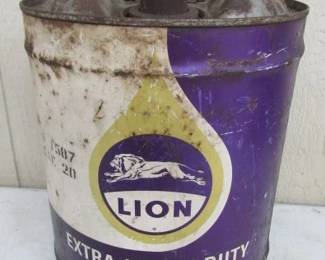 Lion Motor Oil 5 Gallon Can