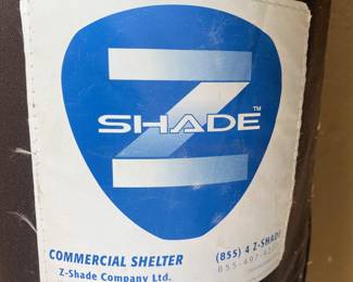 label for white outdoor canopy