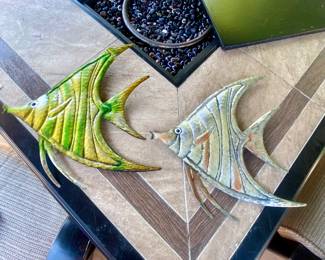 Outdoor fish art