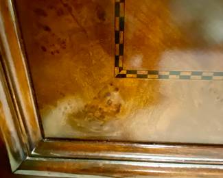 Details of bedroom set by Michael Amini