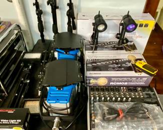 Podcast , video and photo equipment