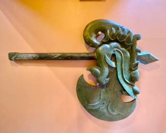 Hand carved Jade wall art