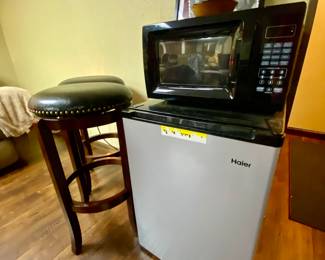 Refrigerator and microwave