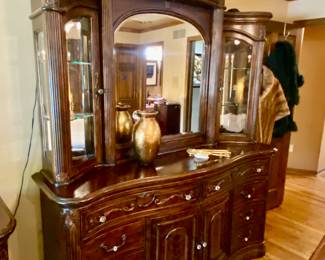 Dresser with mirror