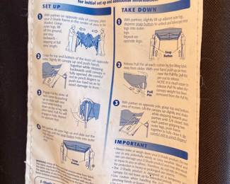 Commercial Grade White canopy with storage bag