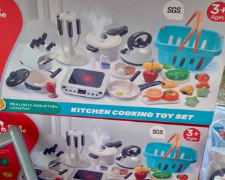 New in box play kitchen accessories 
