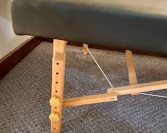 Details of massage table