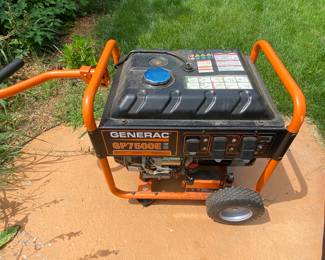 Generac Dual Fuel Gas or Propane 
GP7500E Generator