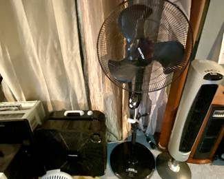 Fans, dehumidifiers