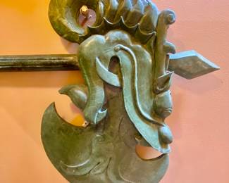 Hand carved Jade wall art