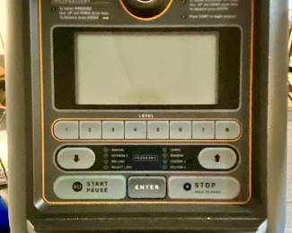 Horizon recumbent screen