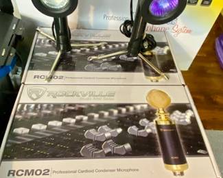 Rockville RCM02 Microphones new in box (3)