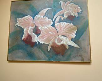 Vintage  oil painting by Lee Reynolds