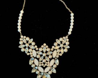 Costume jewelry statement necklace 