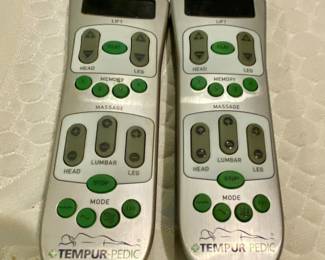 Remote controls for Master mattress