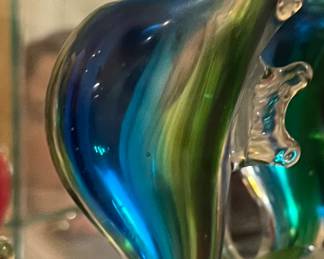 Beautiful glass seahorse 