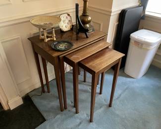 4 Antique Nesting Tables