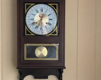 Working Vintage Centurion Regulator Calendar Clock