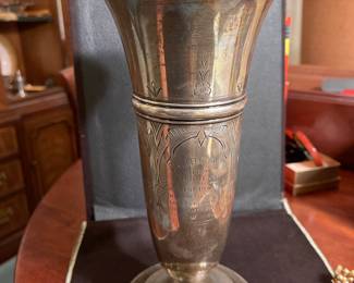 Sterling Silver Vase