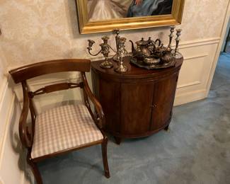 Demilune Table- 2 Doors