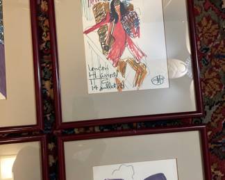 Original Watercolors on Silk