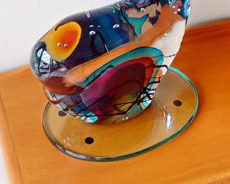 $1500. Shoichi Hasegawa contemporary glass sculpture. Sunset sculpture.
1/11.