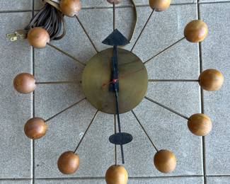 $950.00.  Original & Authentic George Nelson Ball Clock works but needs minor restoration & cleaning. 