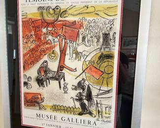 Marc Chagall, Galleria Museum: The Witness Paintings of Their Time, Lithograph.