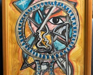 $950. Claude Urbani Painting. 2001.