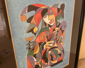 $350.  Anatole KRASNYANSKY signed serigraph. 359/500.