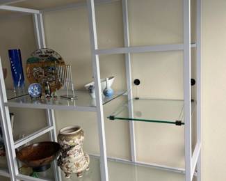 $295 each. Modern Life Furniture Metal/Glass Asymmetrical Étagère
Shelving Units & more!
2 units total. 