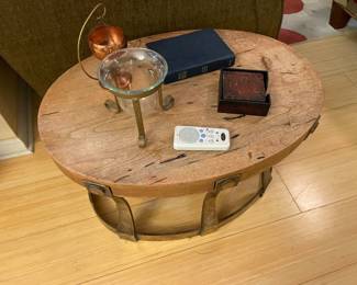 pair of these unique lamp tables