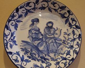 HANDPAINTED ITALIAN POTTERY..SIGNED by artist